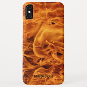 Fire Flames custom name phone cases