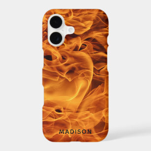 Fire Flames custom name phone cases