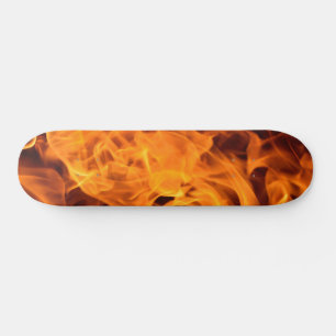 Fire! Flames Skate Deck Skateboard or Wall Art