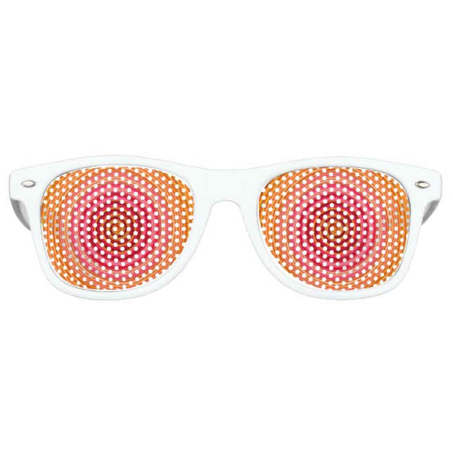 Fire Flower Swirl Sunglasses (Front)