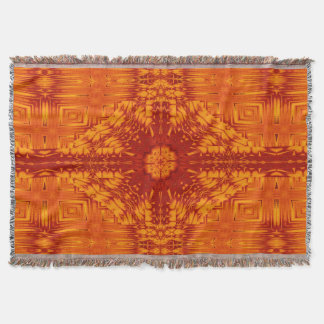 Fire Flowers 139 Throw Blanket