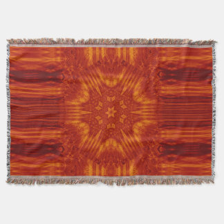 Fire Flowers 145 Throw Blanket