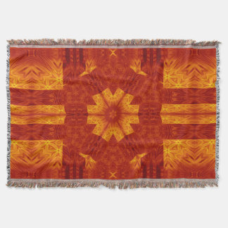 Fire Flowers 152 Throw Blanket
