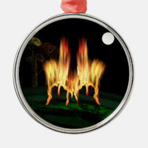 Fire Fly Metal Tree Decoration