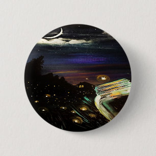 Fire Fly Sky 6 Cm Round Badge