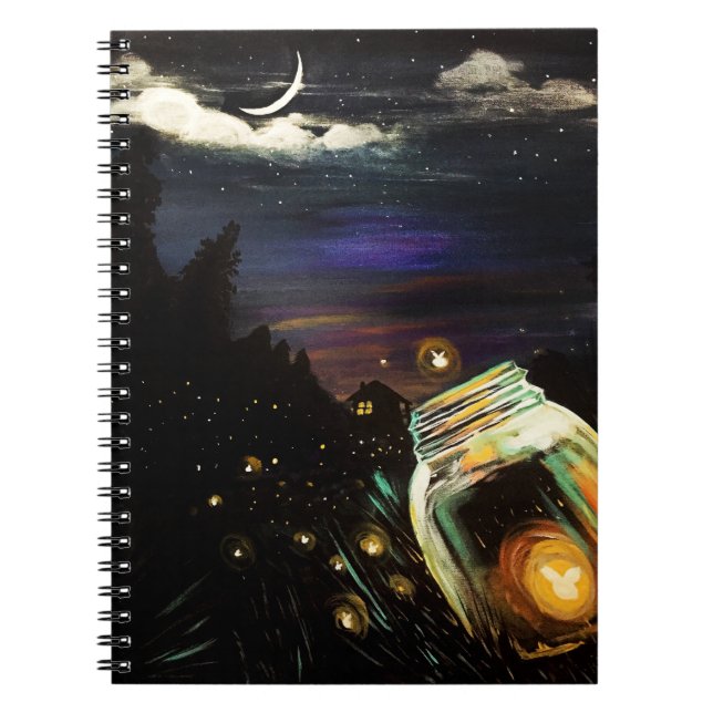 Fire Fly Sky Notebook (Front)