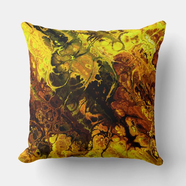 Fire Fractal Art 7 & 8 Cushion (Front)