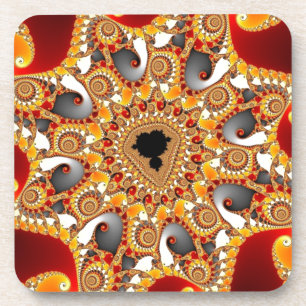 Fire fractal coaster