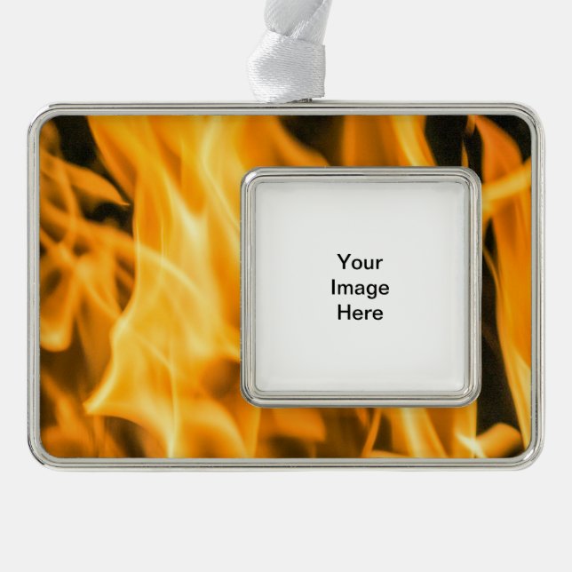 Fire Framed Ornament (Front)
