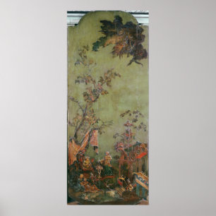 Fire, from a series of panels depicting poster