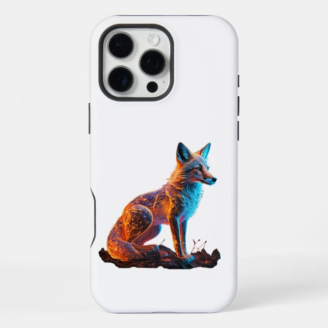 Fire Frost Fox iPhone Case (Back)