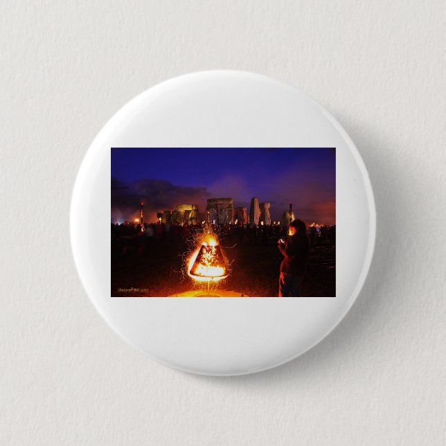 Fire Garden 6 Cm Round Badge (Front)