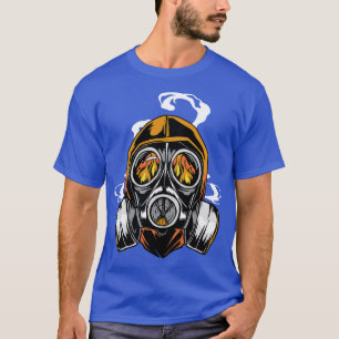 Fire Gas Mask  T-Shirt
