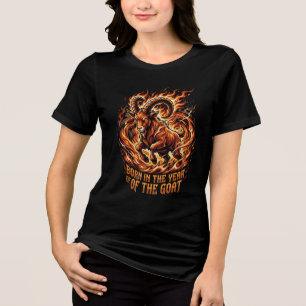 Fire Goat 2027 Born Birthday Shirt