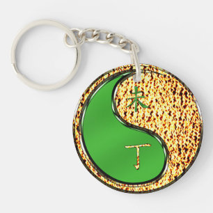 Fire Goat Key Ring