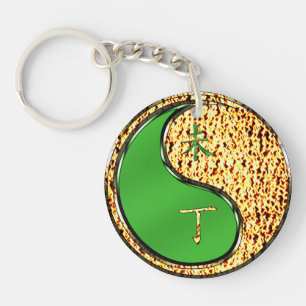 Fire Goat Key Ring