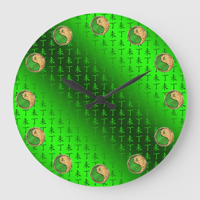 Fire Goat Large Clock (Front)