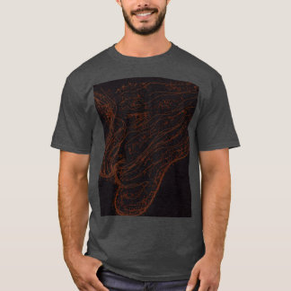 Fire god Portrait T-Shirt