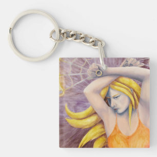 Fire Goddess Dancing Keychain