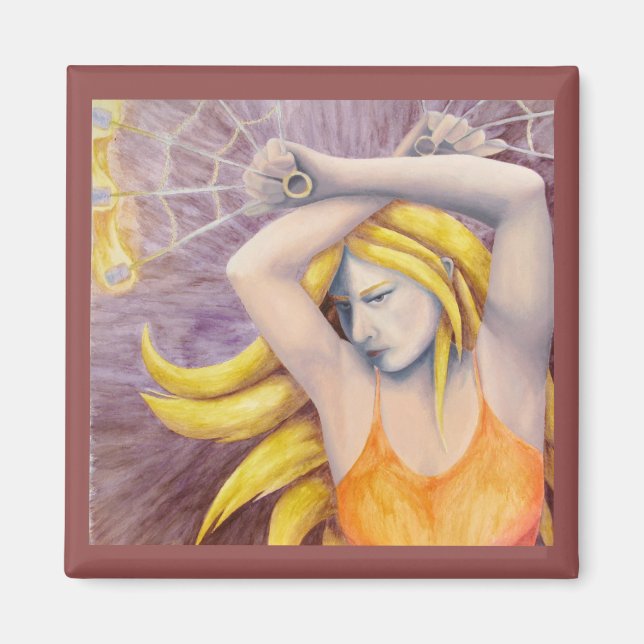 Fire Goddess Dancing Magnet (Front)