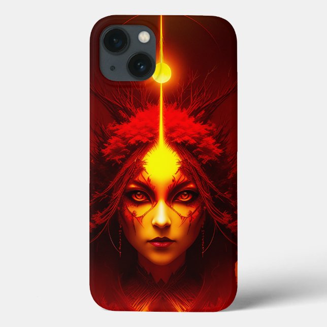 Fire Goddess Fantasy Art Case-Mate iPhone Case (Back)
