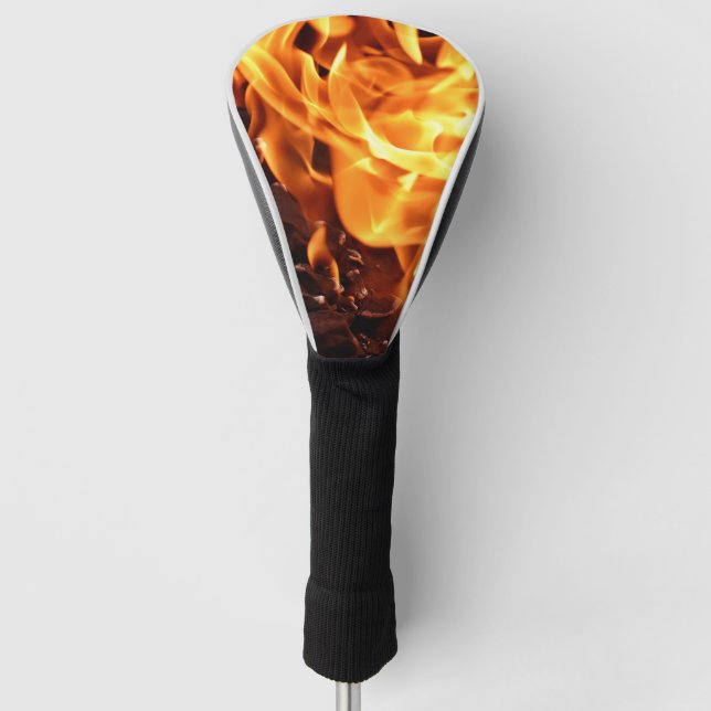 Fire Golf Head Cover (Front)