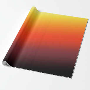 Fire Gradient Wrapping Paper
