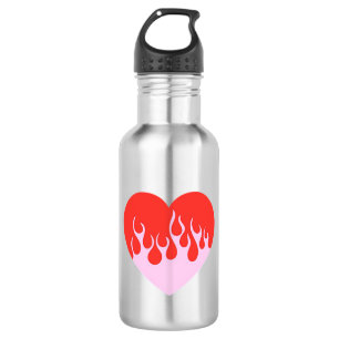 Fire Heart 532 Ml Water Bottle