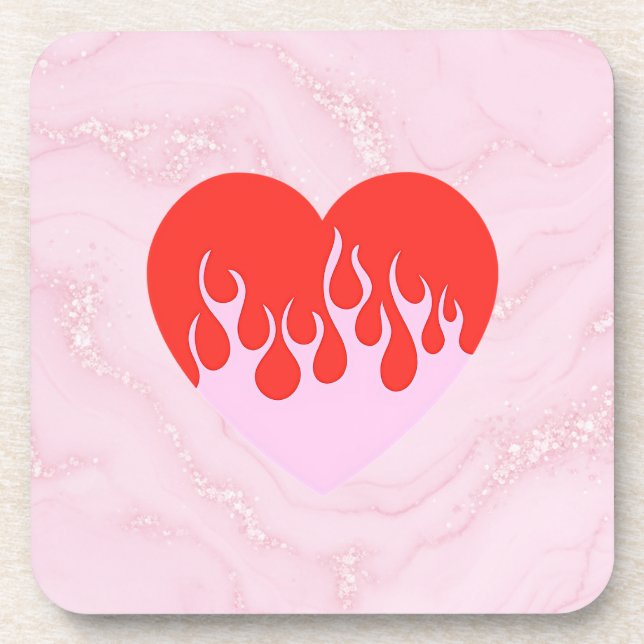Fire Heart Coaster (Front)