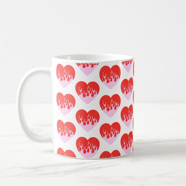 Fire Heart Coffee Mug (Left)