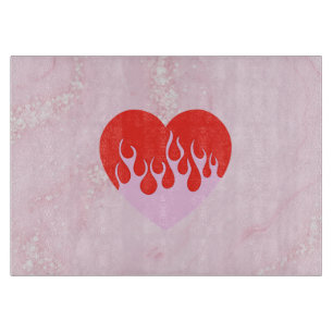 Fire Heart Cutting Board