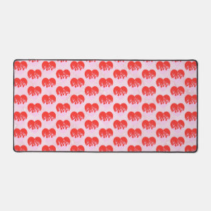 Fire Heart Desk Mat
