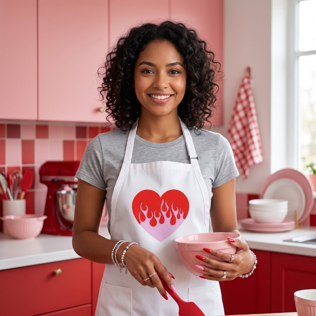 Fire Heart Long Apron (Creator Uploaded)