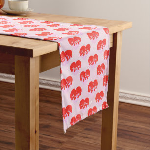 Fire Heart Long Table Runner