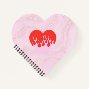 Fire Heart Notebook