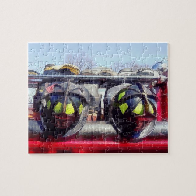 Fire Helmet and Boots Jigsaw Puzzle (Horizontal)