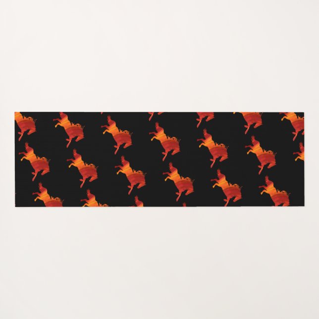 Fire Horse Art  Yoga Mat