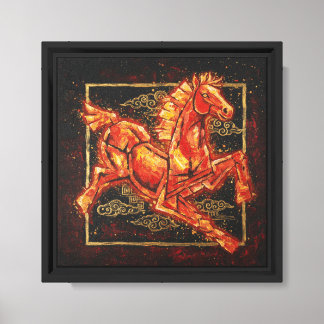 Fire Horse Canvas Print
