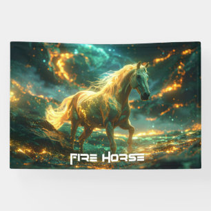 FIRE HORSE - CHINESE ZODIAC -  BANNER