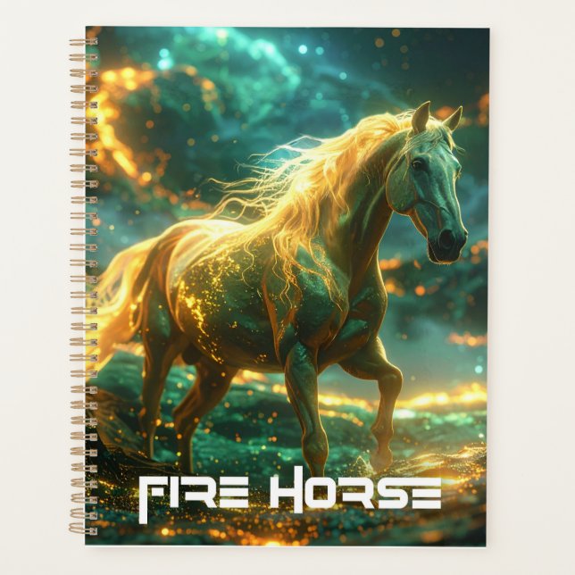 FIRE HORSE - CHINESE ZODIAC -  PLANNER (Front)