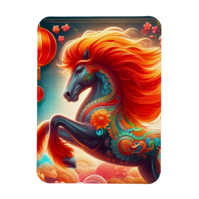 Fire Horse Magnet (Vertical)