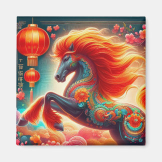 Fire Horse Magnet