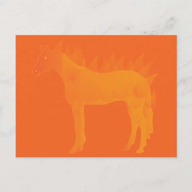 Fire Horse Postcard (Front)