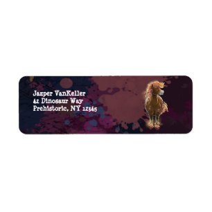 Fire Horse Return Address Label