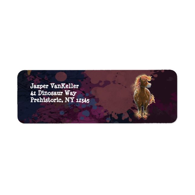 Fire Horse Return Address Label (Front)