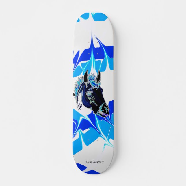 Fire horse skateboard (Front)