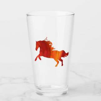Fire horse Sticker Glass