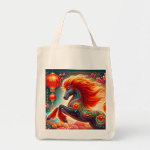 Fire Horse Tote Bag