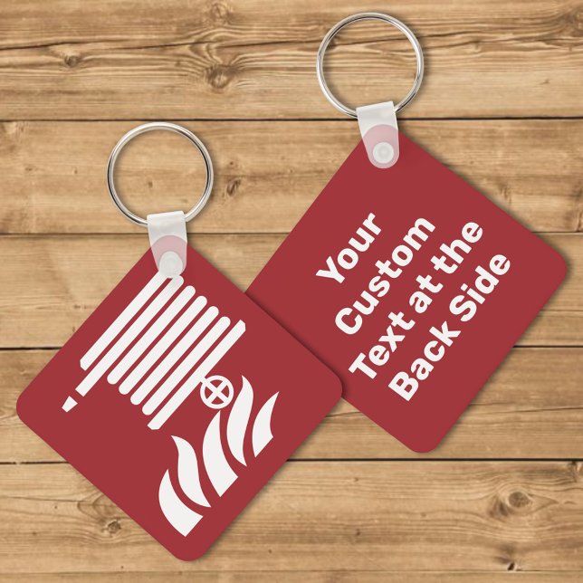 Fire Hose Reel Safety Sign Key Ring (Creator Uploaded)