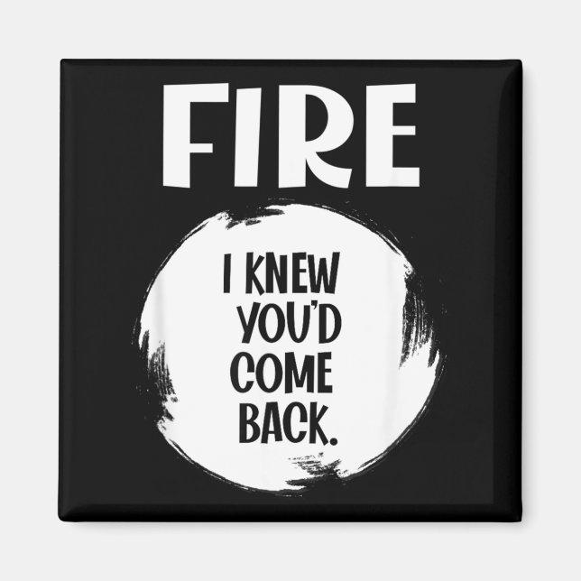 FIRE - Hot Packet Funny Taco Matching Halloween Magnet (Front)